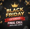 Black Friday EXTENDED !