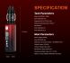 VOOPOO DRAG M100S 100W Grip 5,5ml Full Kit Red and Black 1ks