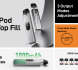 Vaporesso XROS 4 Pod elektronická cigareta 1000mAh Silver 1ks
