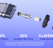 OXVA Xlim Go 2 elektronická cigareta 1500mAh Shell White 1ks