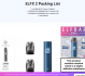 Elf Bar ELFX 2 elektronická cigareta 1700mAh Berry Pink 1ks