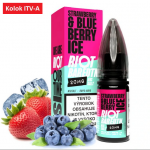 Riot Bar EDTN Salt liquid - Strawberry Blueberry Ice 10ml / 20mg "A"