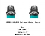 VOOPOO VINCI S cartridge 0,6ohm 2ml 2pack 1ks
