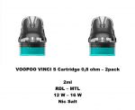 VOOPOO VINCI S cartridge 0,8ohm 2ml 2pack 1ks