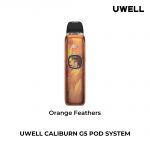 Uwell Caliburn G5 elektronická cigareta 1600mAh Orange Feathers 1ks