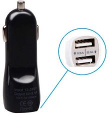 Adapter pre elektronickú cigaretu - 2xUSB Black