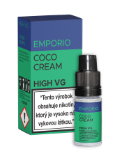 EMPORIO liquid High VG - Coco Cream 10ml / 0mg