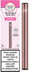Dinner Lady Vape Pen elektronická cigareta 350mAh Pink Berry 20mg 1ks