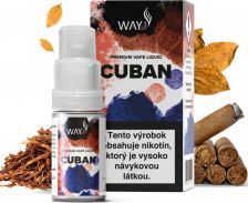 WAY to Vape liquid - Cuban 10ml / 3mg