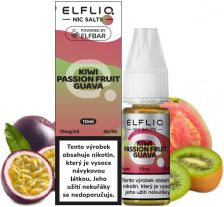 ELFLIQ Nic SALT liquid - Kiwi Passion Fruit Guava 10ml / 10mg