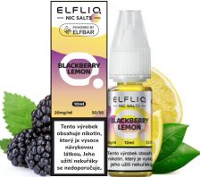 ELFLIQ Nic SALT liquid - Blackberry Lemon 10ml / 20mg