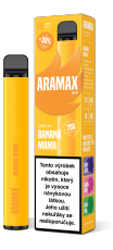 ARAMAX Bar 700 jednorázová elektronická cigareta 550mAh - Banana Mama 20mg 1ks
