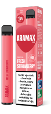 ARAMAX Bar 700 jednorázová elektronická cigareta 550mAh - Fresh Strawberry 20mg 1ks