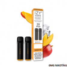 IZY VAPE CLICK 2xPOD 2ml / 1bal – MANGO ICE 0mg ZERO