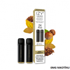 IZY VAPE CLICK 2xPOD 2ml / 1bal – RICH TOBACCO 0mg ZERO