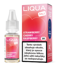 Liqua SALT liquid - Strawberry Cherry Raspberry 10ml / 10mg