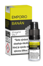 EMPORIO Salt liquid - BANÁN (Banana) 10ml / 20mg