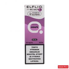 ELFLIQ Nic SALT liquid - Grape 10ml / 20mg A