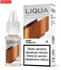 LIQUA liquid - Dark Tobacco (Silný tabak) 10ml / 3mg "A"