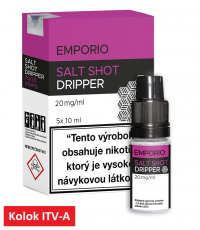 EMPORIO SALT SHOT booster Dripper PG30 / VG70 5x10ml - 20mg "A"