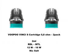 VOOPOO VINCI S cartridge 0,6ohm 2ml 2pack 1ks