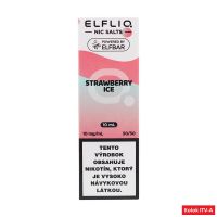 ELFLIQ Nic SALT liquid - Strawberry Ice 10ml / 10mg A