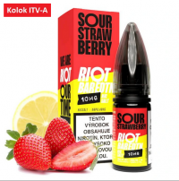 Riot Bar EDTN Salt liquid - Sour Strawberry 10ml / 10mg "A"