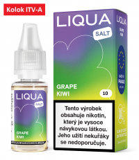 Liqua SALT liquid - Grape Kiwi 10ml / 10mg "A"