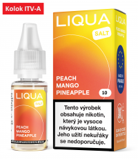 Liqua SALT liquid - Peach Mango Pineapple 10ml / 10mg "A"