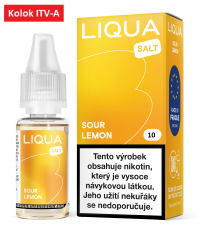 Liqua SALT liquid - Sour Lemon  10ml / 10mg "A"