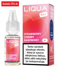 Liqua SALT liquid - Strawberry Cherry Raspberry  10ml / 10mg "A"
