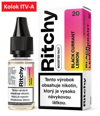 Ritchy SALT liquid - Black Currant Lemon 10ml / 10mg "A"