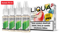 LIQUA 4pack liquid (4x10ml) - Bright Tobacco (Čistá tabaková príchuť) 40ml / 12mg "A"