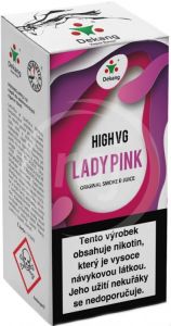 Dekang High VG Lady Pink (Čučoriedka s broskyňou) 10ml / 1,5mg