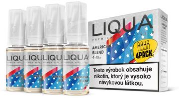 LIQUA Elements 4pack American Blend 4 x 10ml / 6mg (Americký miešaný tabak)