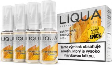 LIQUA Elements 4pack Traditional tobacco 4 x 10ml / 6mg (Tradičný tabak)