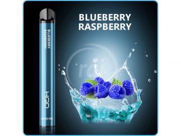 HQD SUPER PRO jednorázová e-cigareta 550mAh 600 PUFF - BLUEBERRY RASPBERRY 20mg 1ks