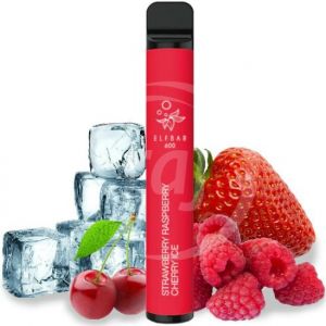 Elf Bar 600 jednorázová el. cigareta 550mAh - Strawberry Raspberry Cherry Ice 20mg 1ks