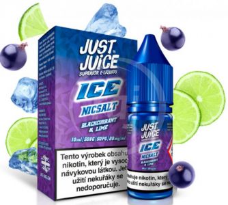 Just Juice SALT liquid - ICE Blackcurrant & Lime 10ml / 11mg