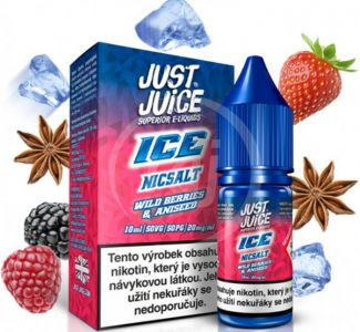 Just Juice SALT liquid - ICE Wild Berries & Aniseed 10ml / 20mg