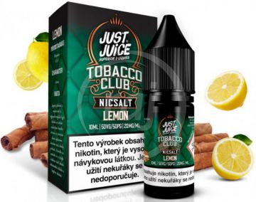 Just Juice SALT liquid - Tobacco Lemon 10ml / 20mg