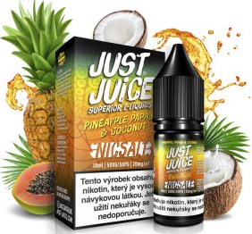 Just Juice SALT liquid - Pineapple, Papaya & Coconut 10ml / 20mg