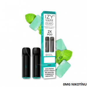 IZY VAPE CLICK 2xPOD 2ml / 1bal – MINT 0mg ZERO