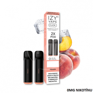 IZY VAPE CLICK 2xPOD 2ml / 1bal – PEACH 0mg ZERO