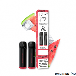 IZY VAPE CLICK 2xPOD 2ml / 1bal – WATERMELON ICE 0mg ZERO