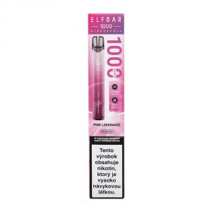 ELFBAR 1000 E-CIGARETA - PINK LEMONADE (Ružová Limonáda) 20mg/ml 2ml A 1ks