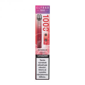 ELFBAR 1000 E-CIGARETA - WATERMELON (Vodný Melón) 20mg/ml 2ml A 1ks