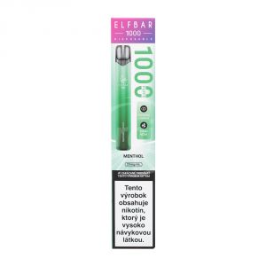 ELFBAR 1000 E-CIGARETA - MENTHOL (Mentól) 2ml / 20mg A 1ks