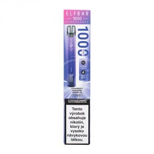 ELFBAR 1000 E-CIGARETA - STRAWBERRY RASPBERRY CHERRY ICE 20mg/ml 2ml A 1ks