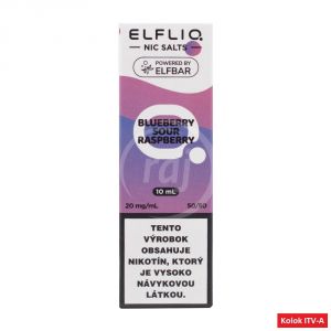 ELFLIQ Nic SALT liquid - Blueberry Sour Raspberry 10ml / 20mg A